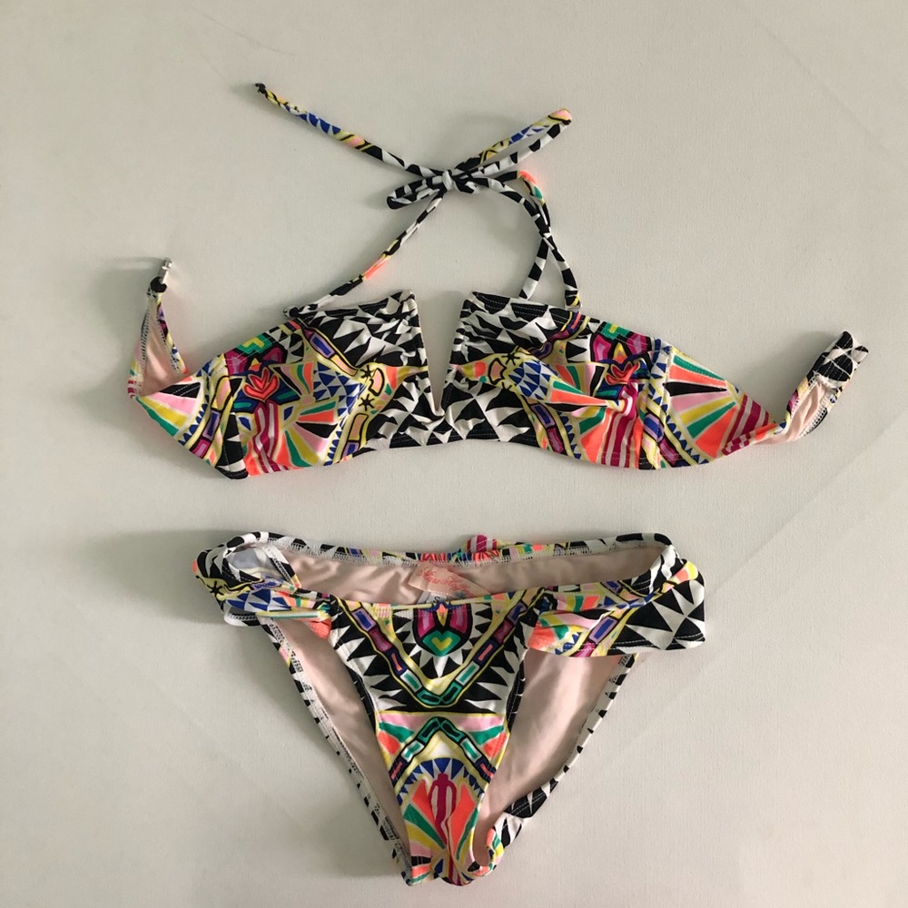 Women’s Mara Hoffman XS top and Small bottoms suit